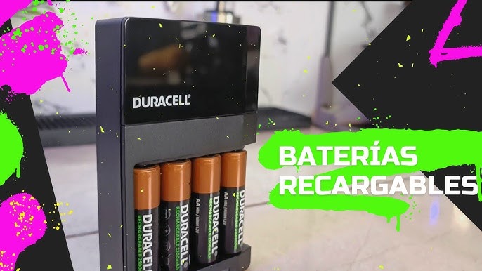 Cargador Pilas Duracell + 8 Pilas Aa Recargables 2500 Mah