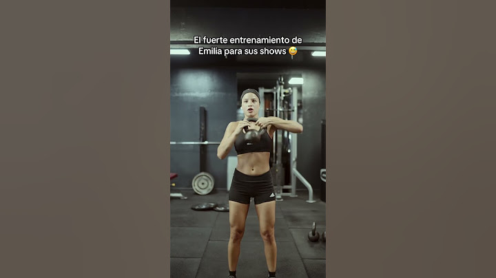 El exigente entrenamiento de Emilia para sus shows