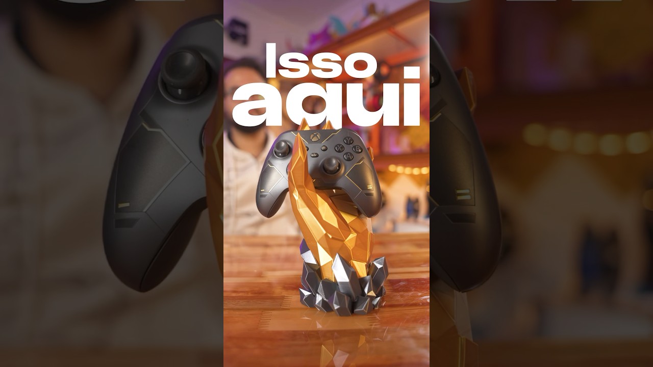 Esse SUPORTE DE CONTROLE é uma das impressões 3D mais lindas que já fiz! #bambulab #impressão3d