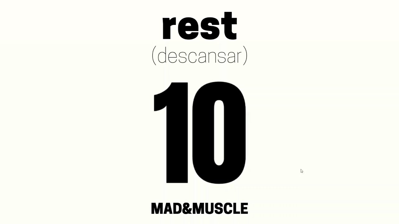 Rest Timer 10 seconds (final buzzer) - YouTube