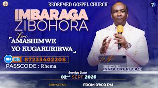 IMBARAGA ZIBOHORA  with Bishop Dr. RUGAGI Innocent. AMASHIMWE YO KUGARURIRWA.