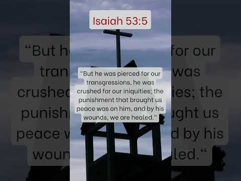 🙏🏽 Isaiah 53:5
