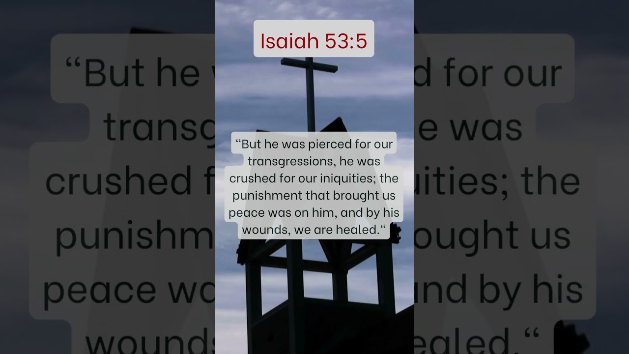 🙏🏽 Исаия 53:5 🙏🏽