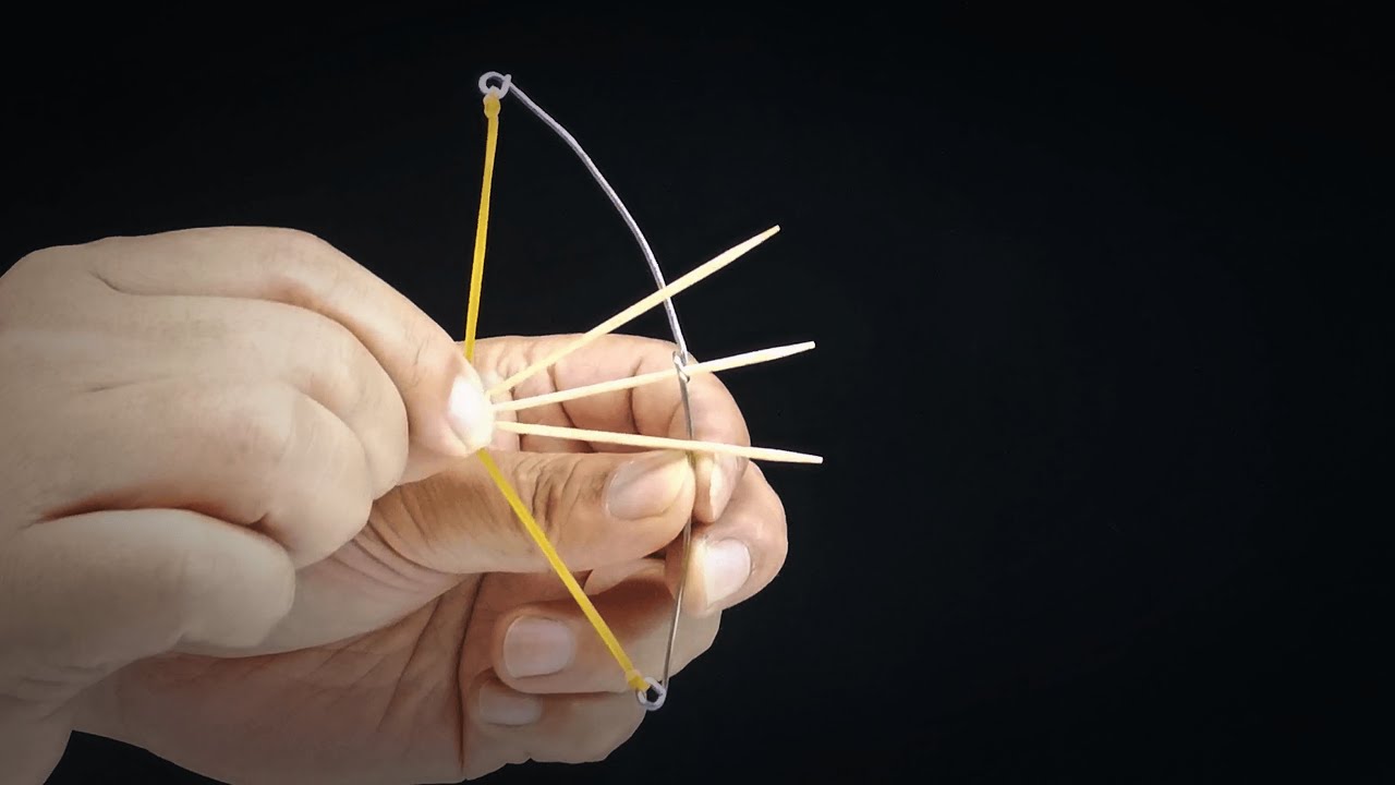How to Make a Paperclip Bow and arrow YouTube