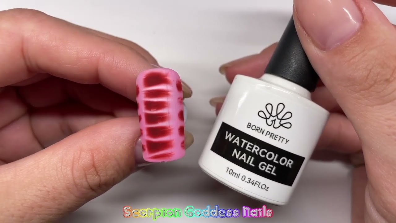 Ep. 0392 | Crocodile Print Nails with Watercolor Gel | Easy Matte Nail Design for Beginners