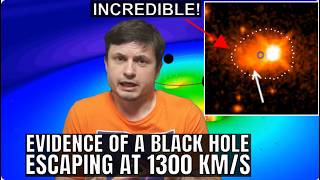 Incredible Discovery Of A Mive Black Hole Moving At 1300 Kms