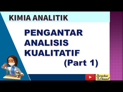 KIMIA ANALITIK : PENGANTAR ANALISIS KIMIA