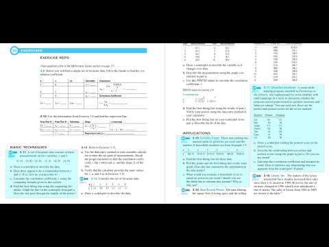 Statistics - Describing Bivariate Data: Scatterplots for Two Quantitative Variables