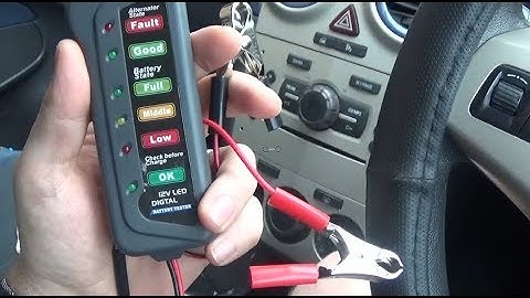 How to test a car battery using Automotive battery tester from Aliexpress