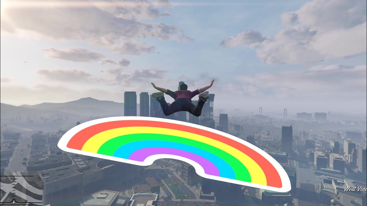 GTA V How To Fly Without An Airplane Use This Technique YouTube Gta v how to fly without an airplane use this technique youtube
