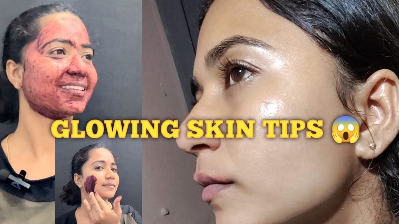 Glowing skin tips in Kannada 😍 beetroot powder face pack U MUST TRY THIS AMAZING FACE FACK😱