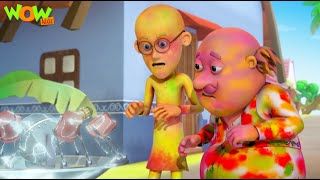 john holi celebration hindi cartoon kahani motu patlu vs john spot