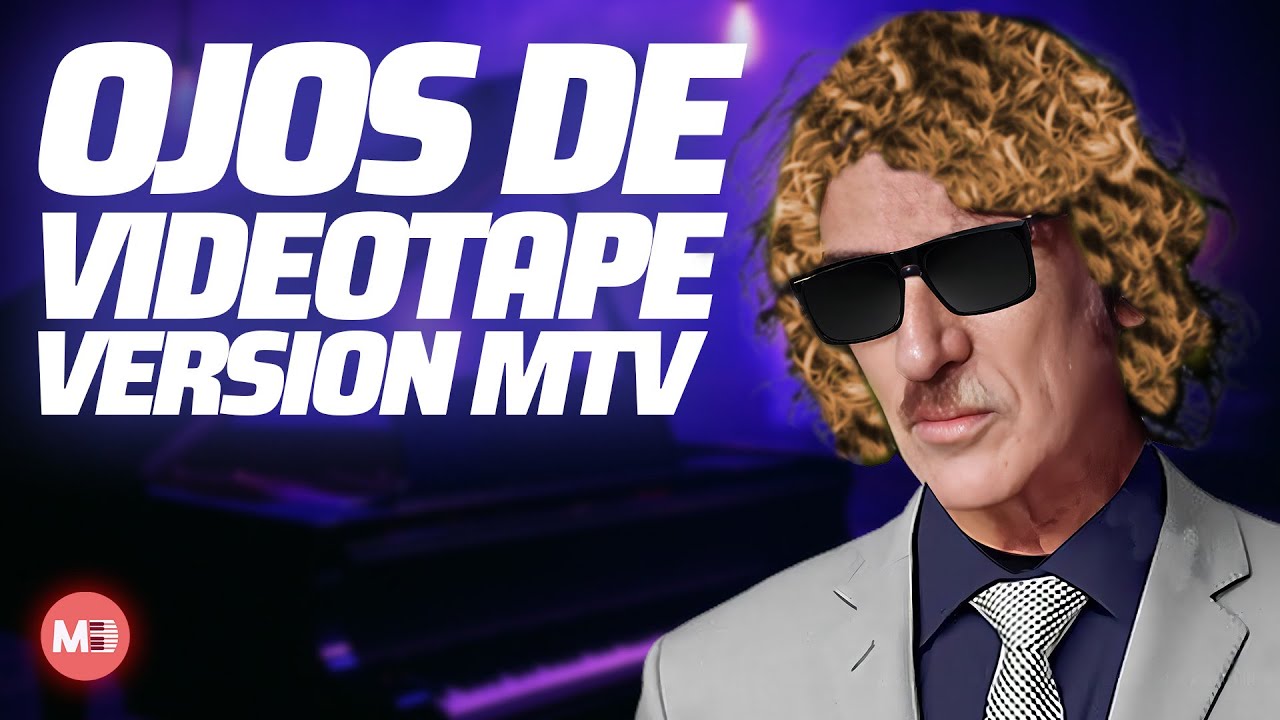 Charly Garcia - Ojos de videotape Versión MTV (Piano Tutorial y Partitura)