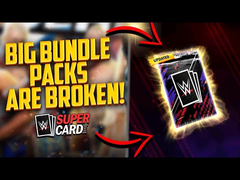 These Packs are BROKEN?! Huge XP Glitch | WWE SuperCard