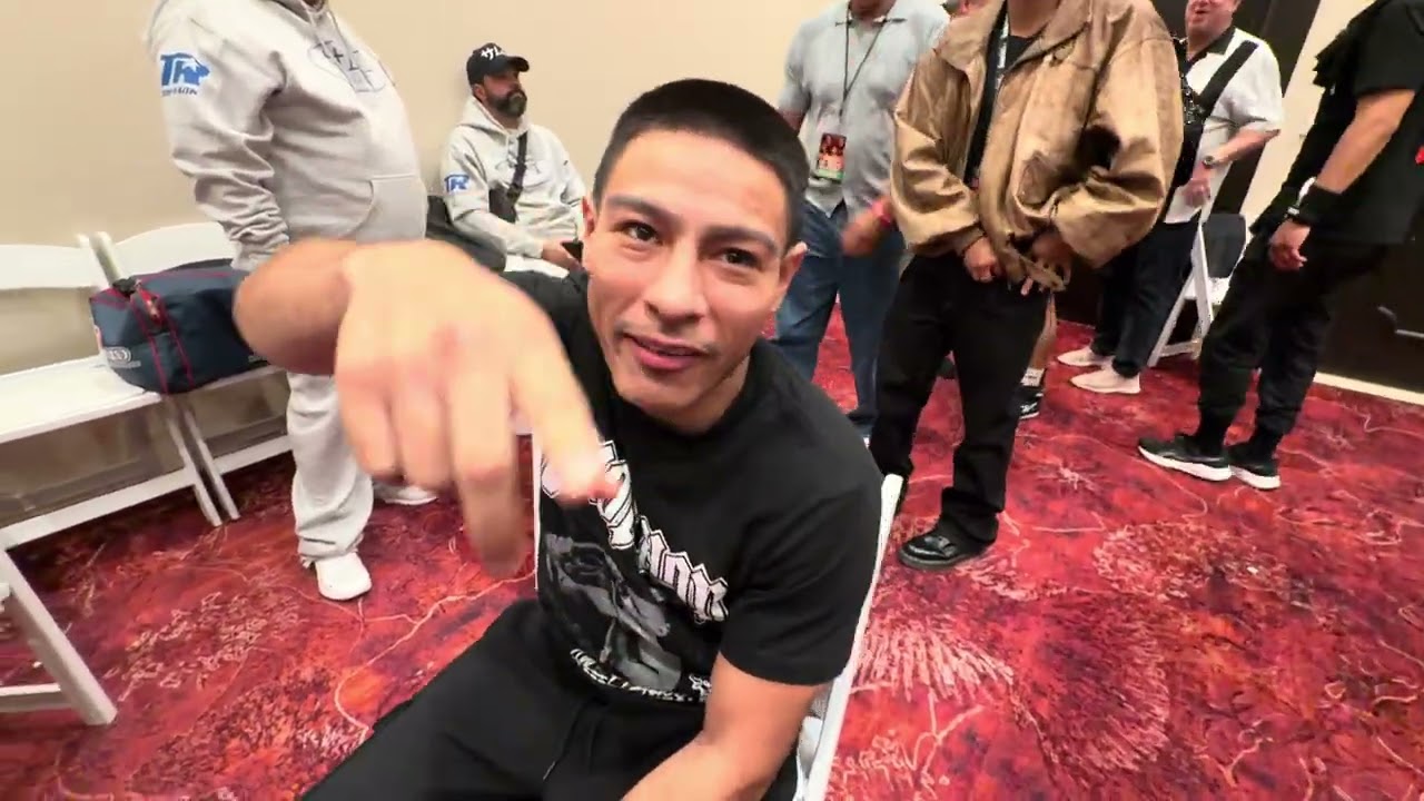 great vibe in chop chop locker room before the fight esnews boxing