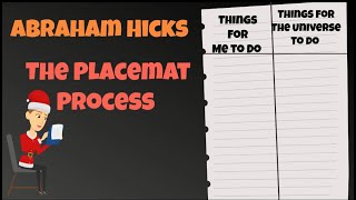 Abraham Hicks 2020 ~ The Placemat Process - Let the UNIVERSE take care of it!