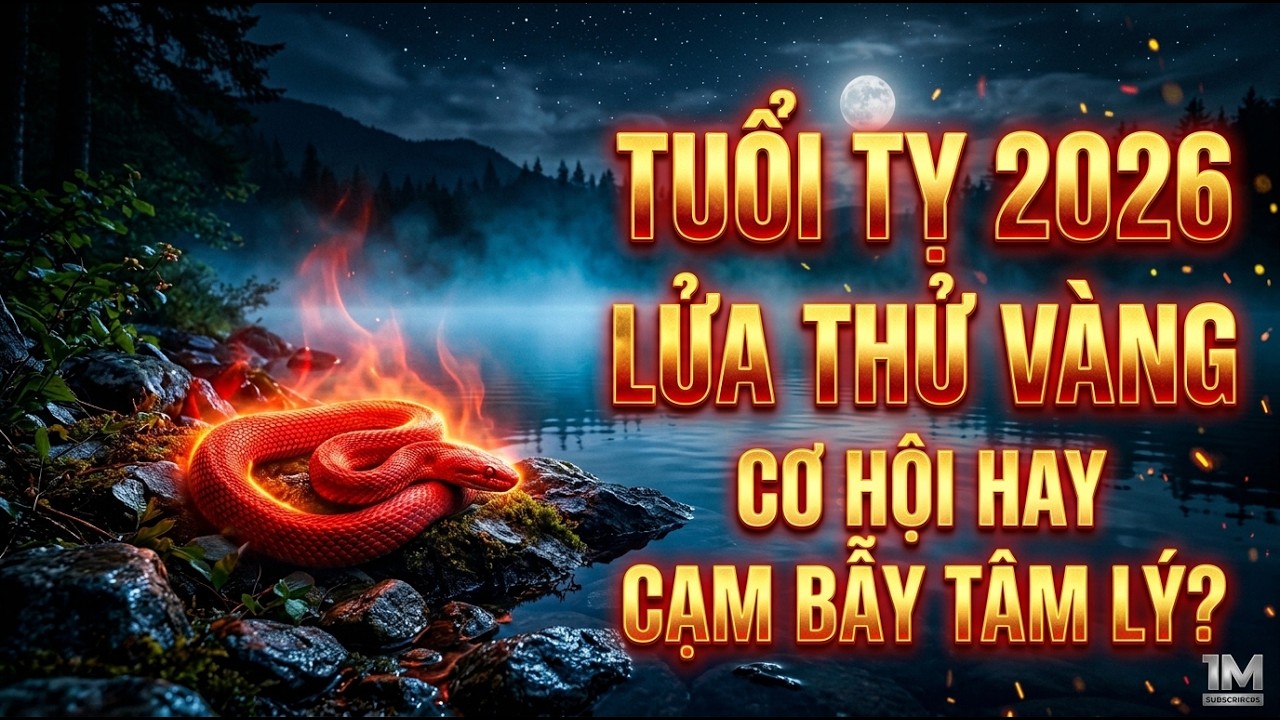 Tuổi Tỵ 2026: Lửa Thử Vàng - Cơ Hội hay Cạm Bẫy Tâm Lý? #tuvi #12congiap #tuoity2026
