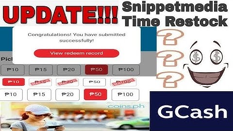 Snippetmedia redemption time(full restock)