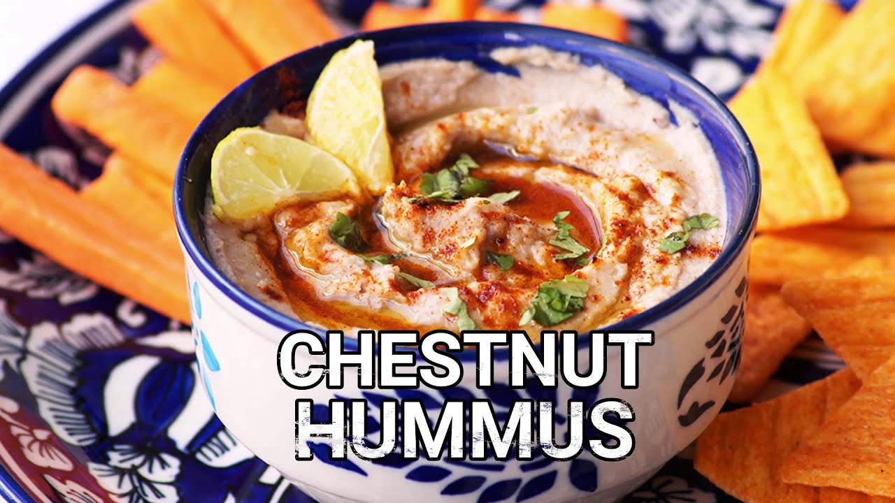 Chestnut Hummus Recipe - Easy Chestnut Dip Recipe