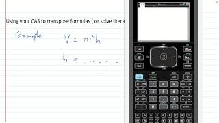 CAS Transpose Formula