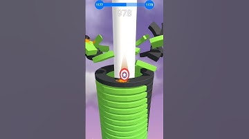 Stack ball highest score max lvl1178 gameplay #stackball #viral​ ​#shorts #gaming