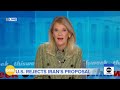 Trump rejects Iran's proposal to reopen Strait of Hormuz
