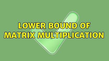 Lower Bound of Matrix Multiplication