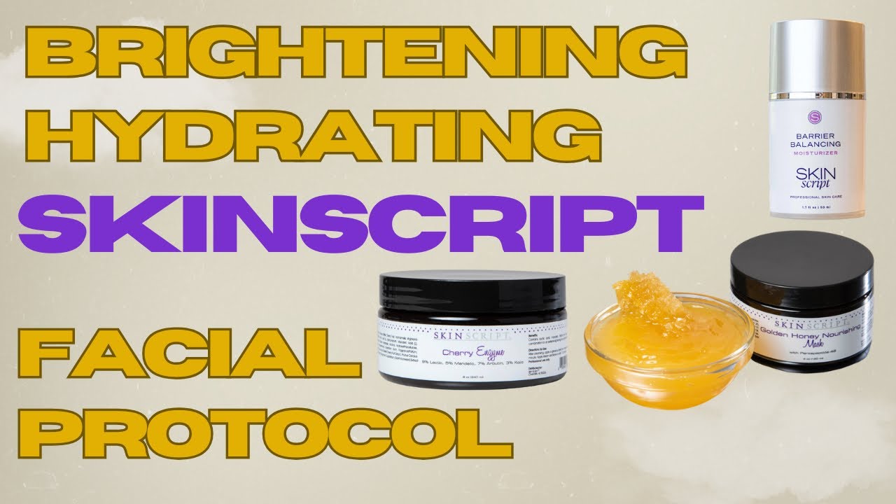 Basic Skin Script Facial Facial Protocol Using Skinscript Enzyme - YouTube