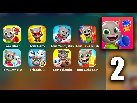 Talking Tom Blast Park (Outfit7) Game Review, Gameplay & Walkthrough (iOS / iPadOS) #2