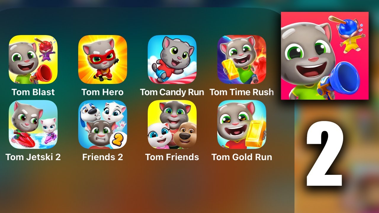 Talking Tom Blast Park (Outfit7) Game Review, Gameplay & Walkthrough (iOS / iPadOS) #2