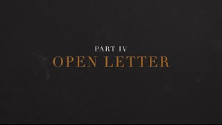 Behind Open Letter with My Epic Part 4