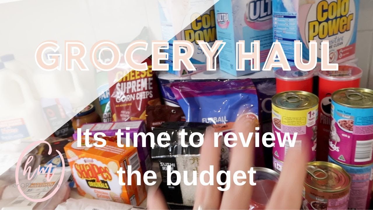 Australian Grocery Haul with a new budget