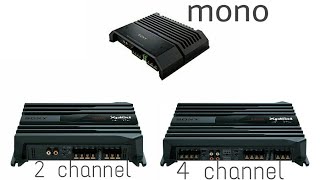 Mono Amp2 Channel Amp4 Channel Amp Mai Kya Farak Hota Hai..