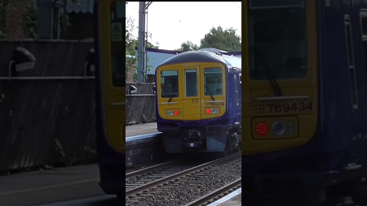 Class 769 leaving Wilmslow