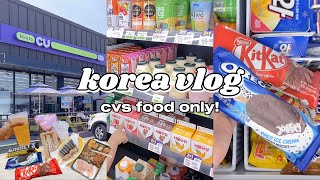 korea vlog 🇰🇷 convenience store food on summer picnic 🍱 lunch boxes, ice cream & more ⛺️🍦