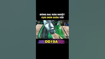 Máy đóng đai hàn nhiệt cầm tay DD19A với lực siết mạnh khủng khiếp 550Kg #shorts