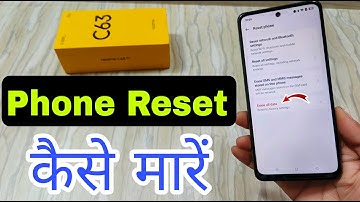How To Factory Reset in Realme C63 5G ? Realme C63 5g Reset Kaise Maren |