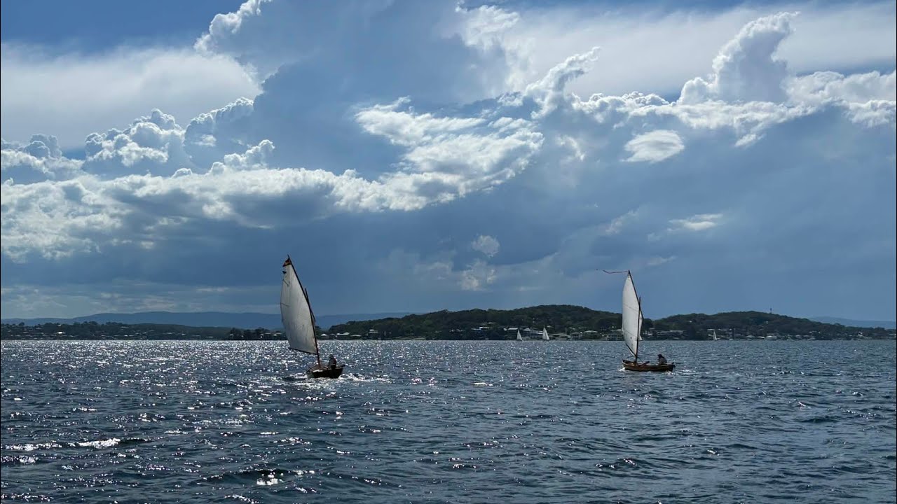 ⁣Day sailing to an uninhabited island