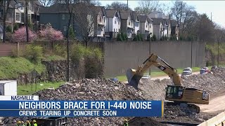 Neighbors brace for I-440 noise