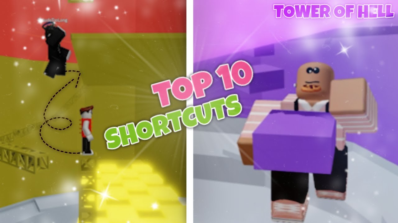TOP 10 HARDEST TOWER OF HELL SHORTCUTS | TOH | ROBLOX