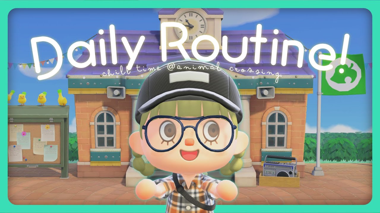 デイリールーティン🌱【あつまれ どうぶつの森】
