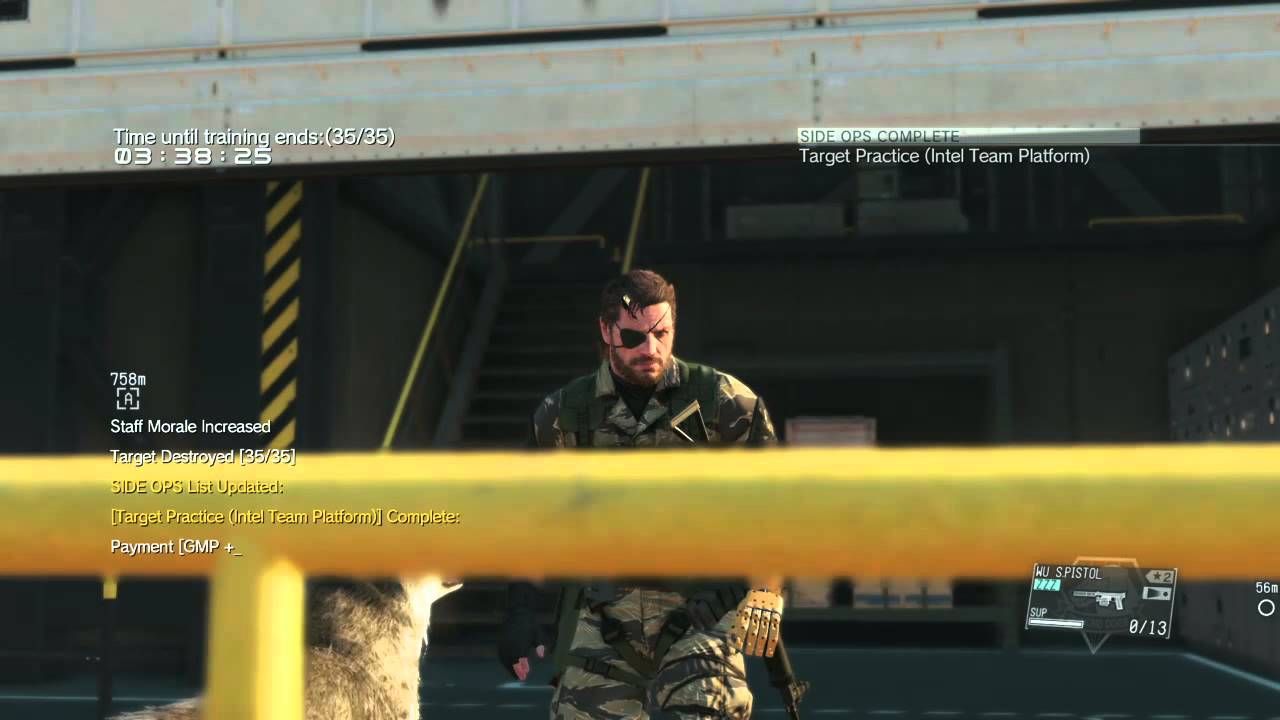 METAL GEAR SOLID V TPP: how to complete target practice correctly.