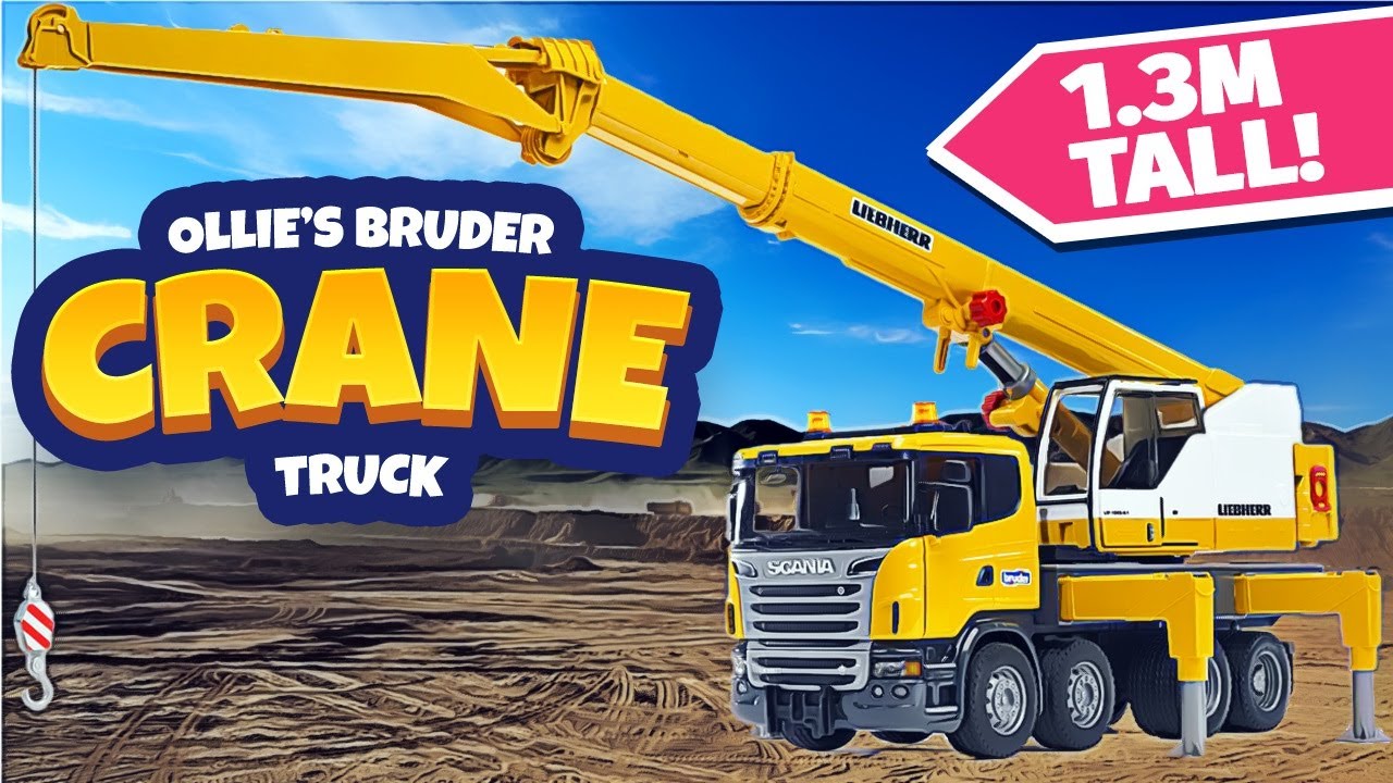 BRUDER Scania R-Series Liebherr CRANE TRUCK