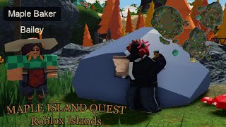 The maple treasure quest is harder than I thought | Roblox Islands | Episode 2