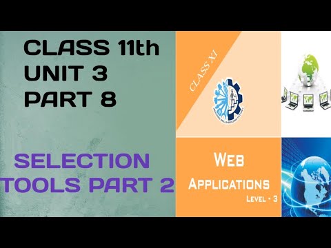 CLASS 11th ||UNIT_3_PART_8||WEB APPLICATION||MULTIMEDIA DESIGN-GIMP