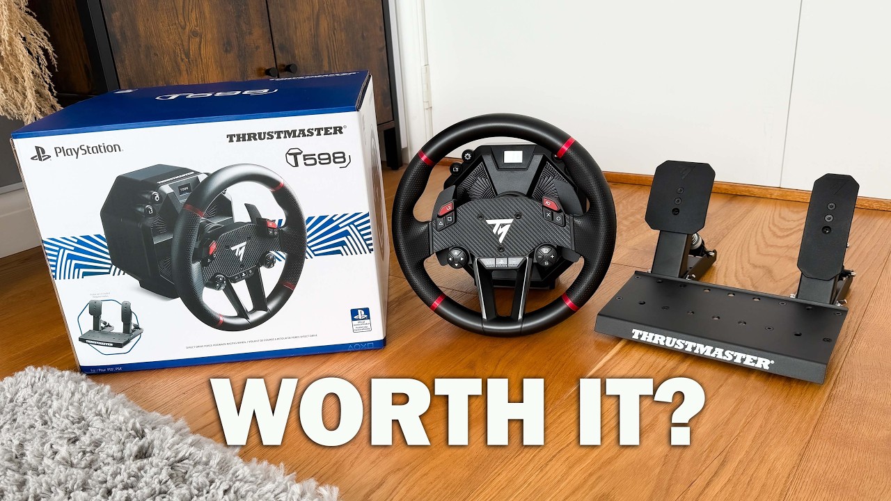 Thrustmaster T598 Unboxing + Review | BEST Budget DD PS5 Racing Wheel?