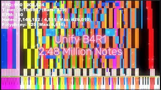 [Black MIDI] Unify B4R1 - 2.48 Million Notes