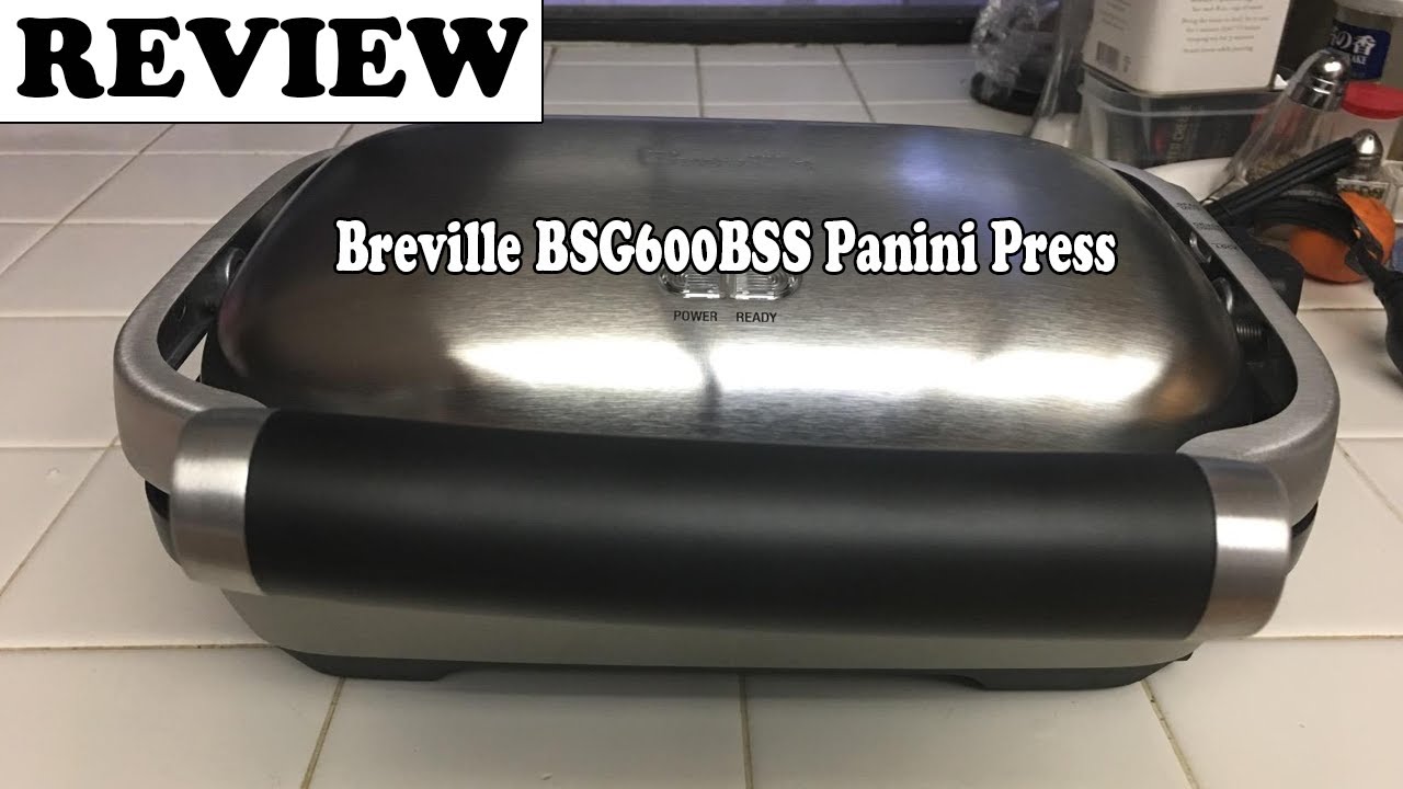 Breville BSG600BSS Panini Press Review 2020 YouTube