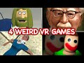 4 WEIRD VR GAMES That BROKE My Mind!!?