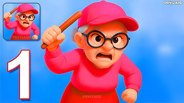 Schoolboy and Granny - Gameplay Walkthrough Part 1 - Escape Through the Main Entrance (iOS, Android)